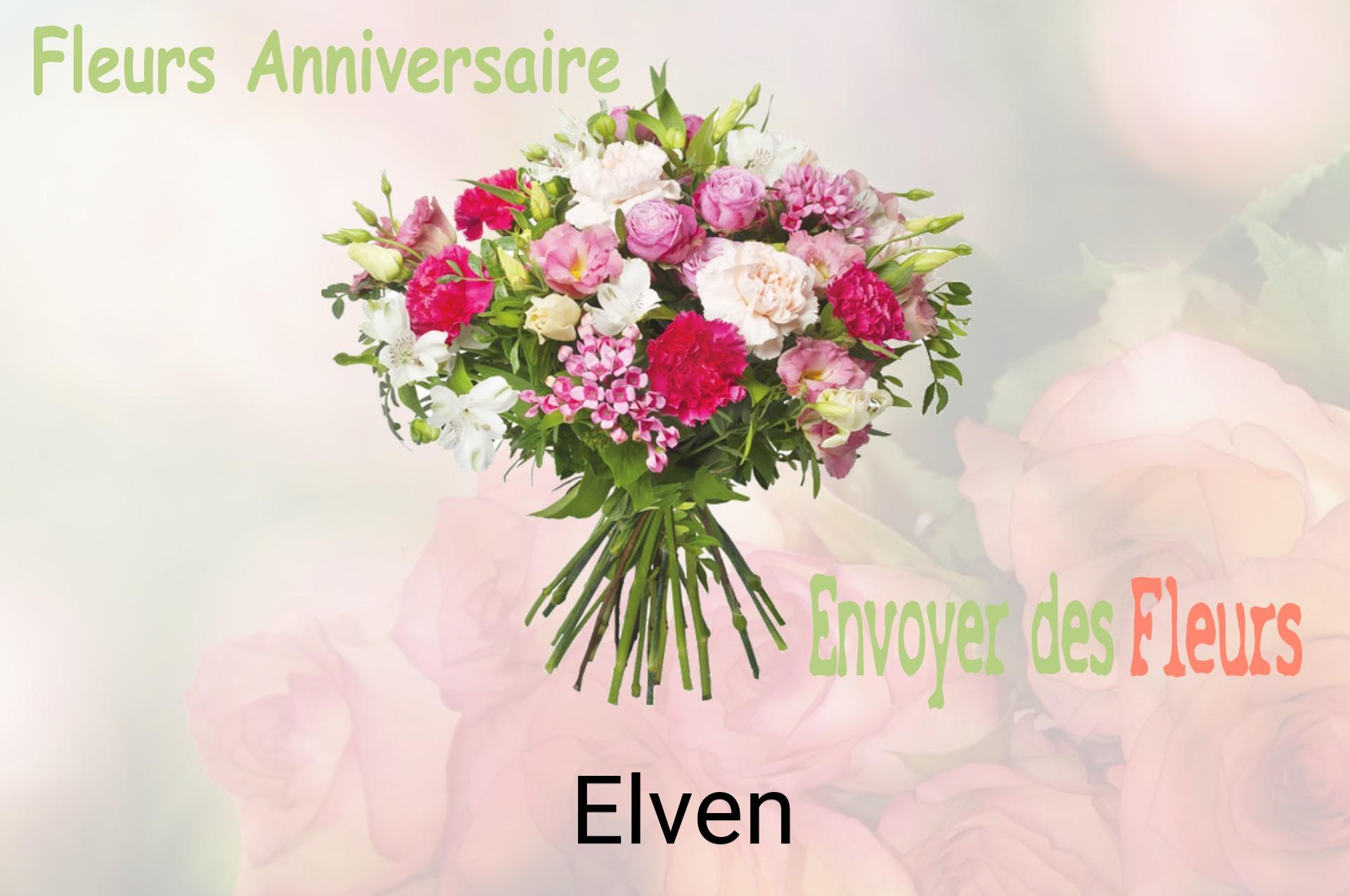 Bouquet de fleurs d’anniversaire livré à Elven