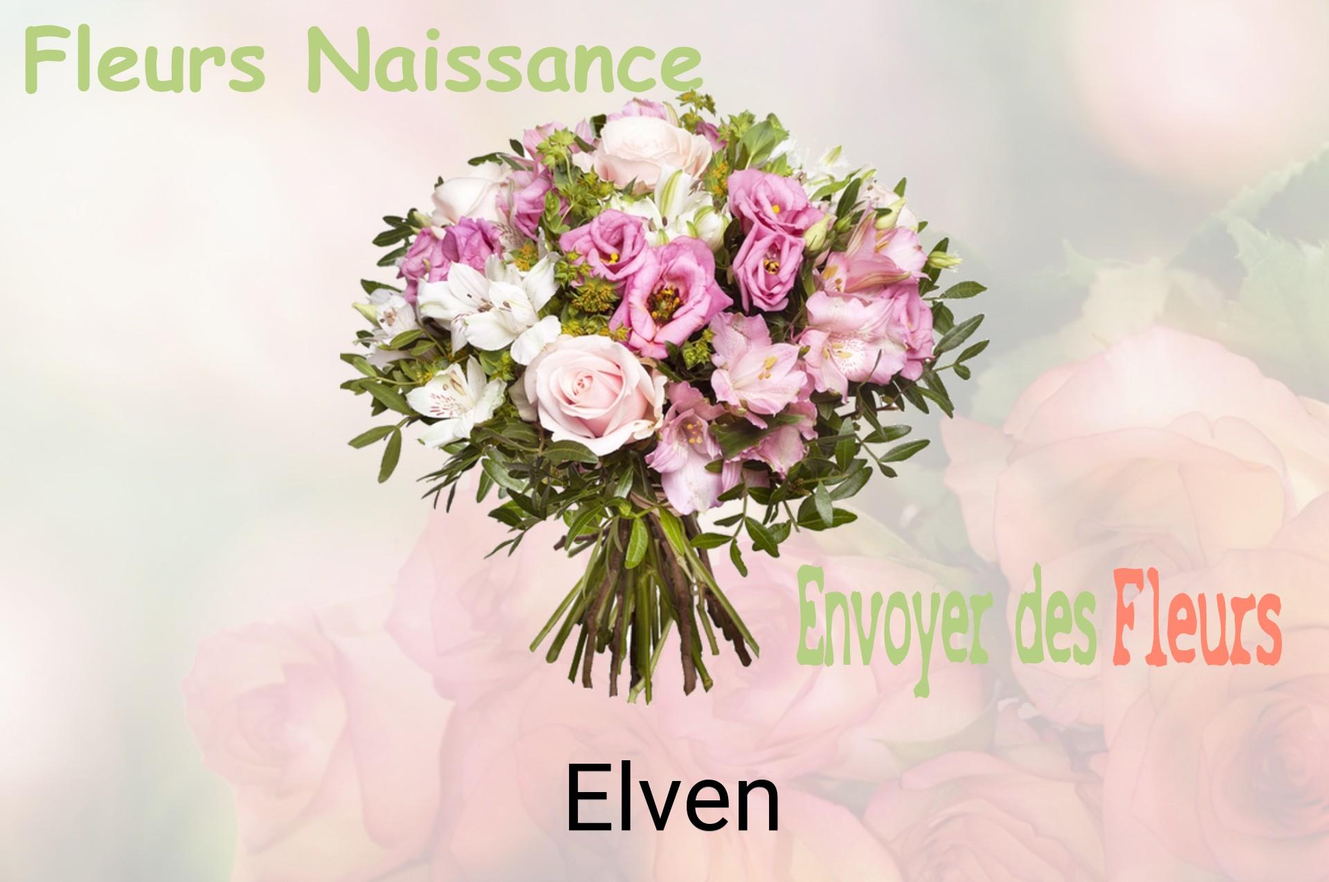 Bouquet de fleurs de naissance livré à Elven